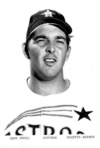 1966 Houston Astros 5x7 Photos #NNO Gary Kroll Front
