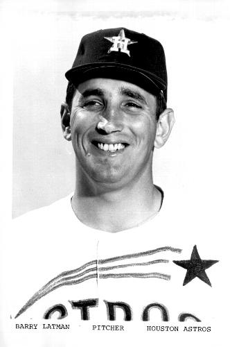 1966 Houston Astros 5x7 Photos #NNO Barry Latman Front