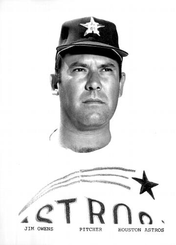 1966 Houston Astros 5x7 Photos #NNO Jim Owens Front