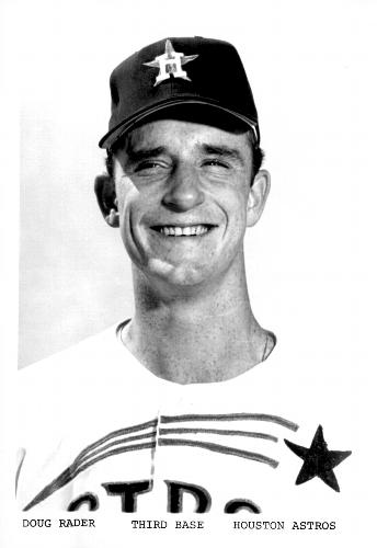 1966 Houston Astros 5x7 Photos #NNO Doug Rader Front