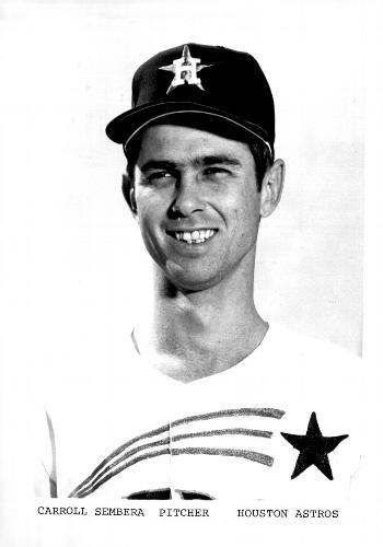 1966 Houston Astros 5x7 Photos #NNO Carroll Sembera Front