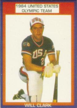 1985-90 1984 U.S.A. Olympic Team Member #NNO Will Clark Front