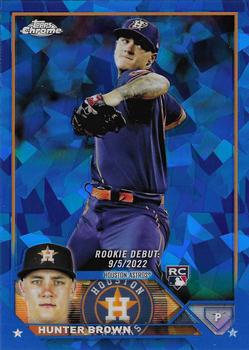 2023 Topps Chrome Update Sapphire Edition #USCS283 Hunter Brown Front