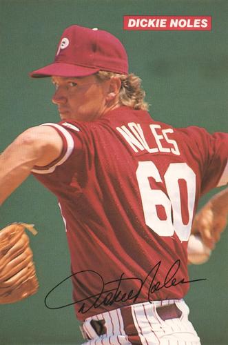 1998 Philadelphia Phillies Photocards - Non-Set Cards #NNO Dickie Noles Front