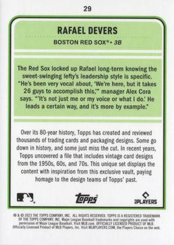 2023 Topps Brooklyn Collection #29 Rafael Devers Back