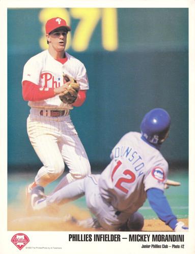 1993 Philadelphia Phillies Junior Phillies Club Photos #2 Mickey Morandini Front