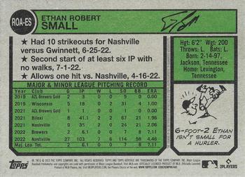 2023 Topps Heritage - Real One Autographs High Number #ROA-ES Ethan Small Back