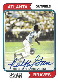 2023 Topps Heritage - Real One Autographs High Number #ROA-RGR Ralph Garr Front