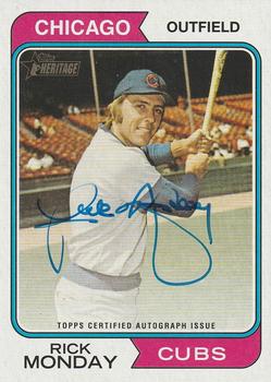 2023 Topps Heritage - Real One Autographs High Number #ROA-RMY Rick Monday Front