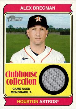 2023 Topps Heritage - Clubhouse Collection Relics High Number #CCR-AB Alex Bregman Front