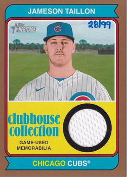 2023 Topps Heritage - Clubhouse Collection Relics Gold High Number #CCR-JT Jameson Taillon Front