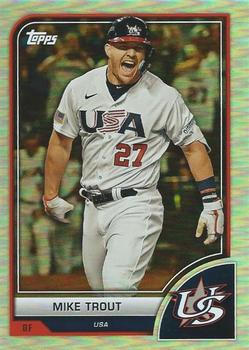 2023 Topps World Baseball Classic #1 Mike Trout Front