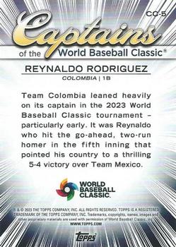 2023 Topps World Baseball Classic - Captains of the Classic #CC-5 Reynaldo Rodriguez Back