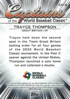 2023 Topps World Baseball Classic - Captains of the Classic #CC-9 Trayce Thompson Back