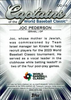 2023 Topps World Baseball Classic - Captains of the Classic #CC-10 Joc Pederson Back