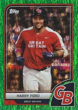 2023 Topps World Baseball Classic - Green Sparkle Foil #35 Harry Ford Front