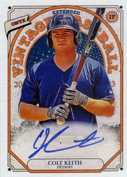 2023 Onyx Vintage Extended - Blue Signatures #OACK Colt Keith Front