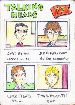 2024 Gummy Arts (Unlicensed) #91 Talking Heads Front