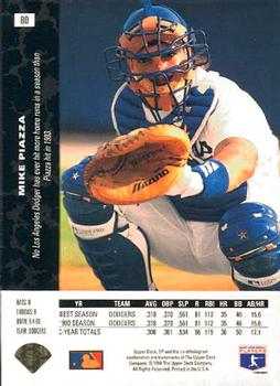 1994 SP #80 Mike Piazza Back