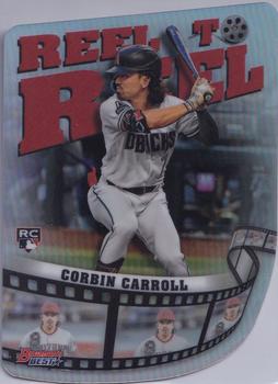 2023 Bowman's Best - Reel-to-Reel Die Cuts #RR-3 Corbin Carroll Front