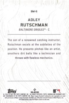2023 Bowman's Best - Bowman Masterpieces #BM-6 Adley Rutschman Back