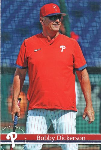 2022 Philadelphia Phillies Team Issue Photo Cards - Non-Set Cards #NNO Bobby Dickerson Front