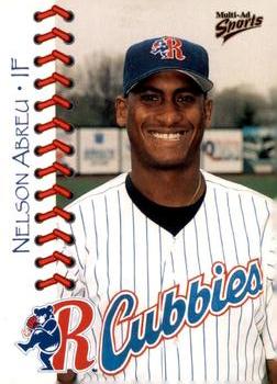 1998 Multi-Ad Rockford Cubbies #NNO Nelson Abreu Front