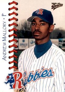 1998 Multi-Ad Rockford Cubbies #NNO Andrew Mallory Front