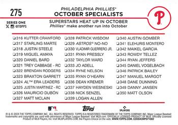 2024 Topps #275 October Specialists: Superstars Heat Up in October Back