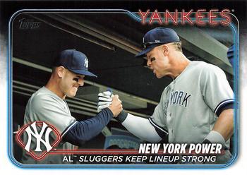 2024 Topps #315 New York Power: AL Sluggers Keep Lineup Strong Front