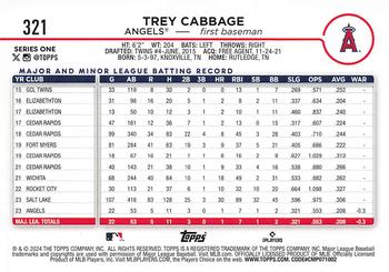 2024 Topps #321 Trey Cabbage Back