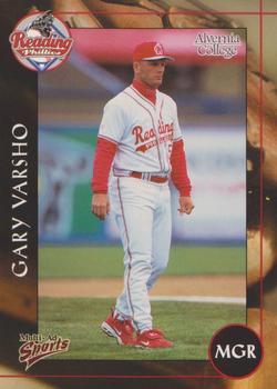 2001 Multi-Ad Reading Phillies Alvernia College Edition #25 Gary Varsho Front