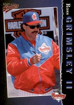 1998 Multi-Ad Reading Phillies Blue Border #17 Ross Grimsley II Front
