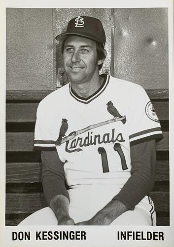 1977 St. Louis Cardinals 5x7 Photos #NNO Don Kessinger Front