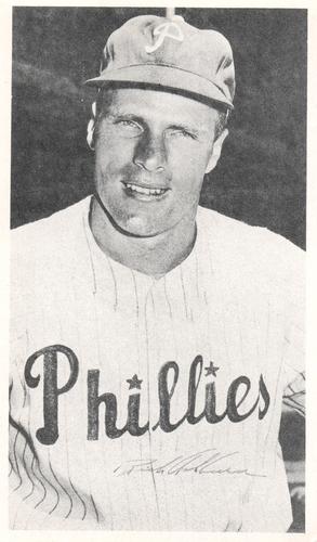 1952-69 Philadelphia Phillies Photo Cards #NNO Richie Ashburn Front