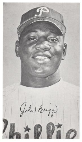 1952-69 Philadelphia Phillies Photo Cards #NNO John Briggs Front