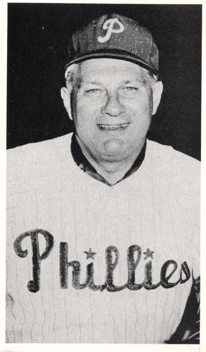 1952-69 Philadelphia Phillies Photo Cards #NNO Eddie Sawyer Front