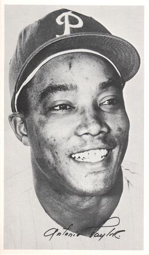 1952-69 Philadelphia Phillies Photo Cards #NNO Tony Taylor Front