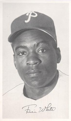 1952-69 Philadelphia Phillies Photo Cards #NNO Bill White Front