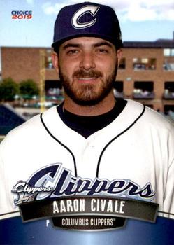 2019 Choice Columbus Clippers #7 Aaron Civale Front