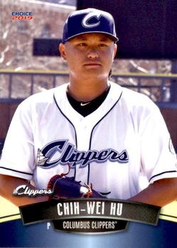 2019 Choice Columbus Clippers #14 Chih-Wei Hu Front