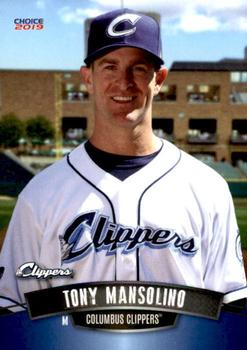 2019 Choice Columbus Clippers #34 Tony Mansolino Front