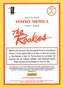 2014 Donruss The Rookies #9 Tommy Medica Back