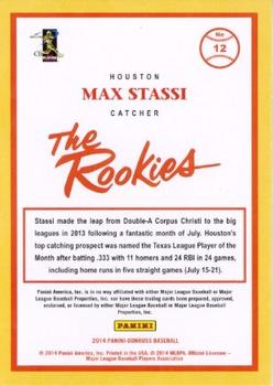 2014 Donruss The Rookies #12 Max Stassi Back