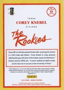 2014 Donruss The Rookies #59 Corey Knebel Back