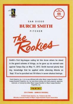 2014 Donruss The Rookies #66 Burch Smith Back