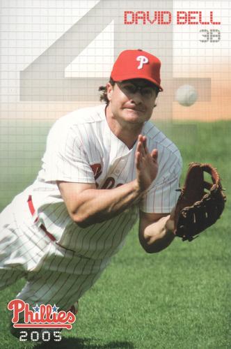 2005 Philadelphia Phillies Photo Cards #NNO David Bell Front