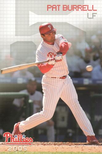 2005 Philadelphia Phillies Photo Cards #NNO Pat Burrell Front