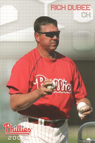2005 Philadelphia Phillies Photo Cards #NNO Rich Dubee Front