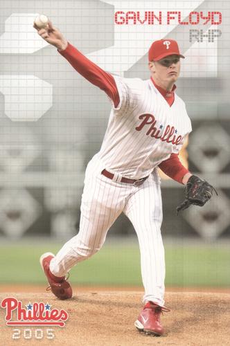 2005 Philadelphia Phillies Photo Cards #NNO Gavin Floyd Front